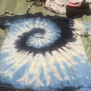 Blue Tie-Dye Kids Shirt